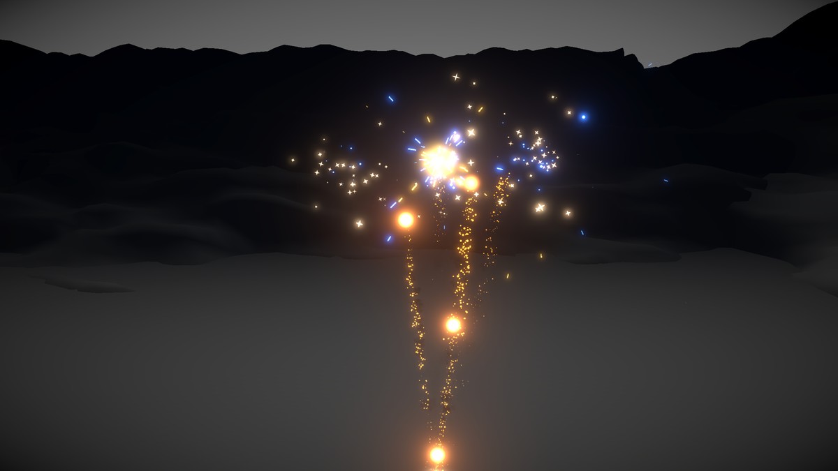 VFX Graph - Fireworks - Vol. 1