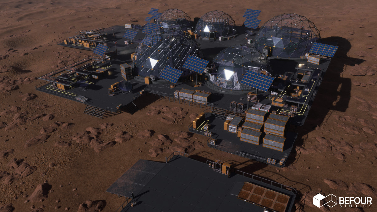 Orbital Base Environment (Sci-Fi Space)