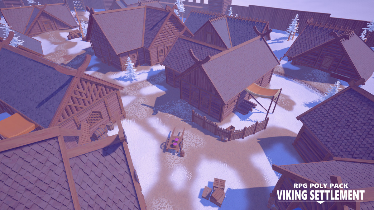 RPG Poly Pack - Viking Settlement