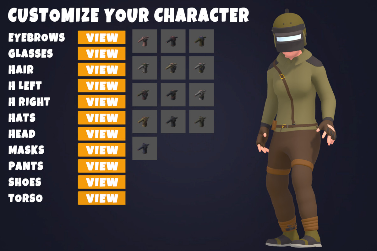 Customizable 3D Military Characters Bundle