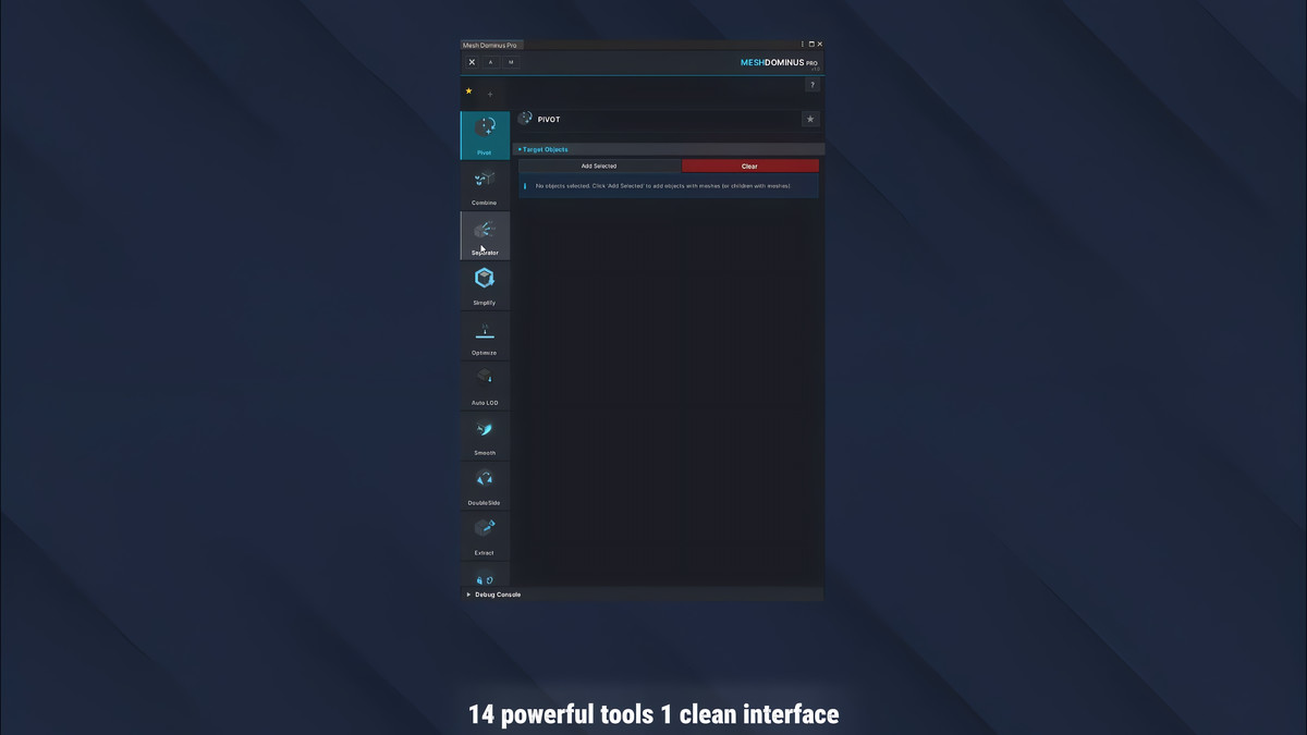 Mesh Dominus Pro - All in One Mesh ToolKit