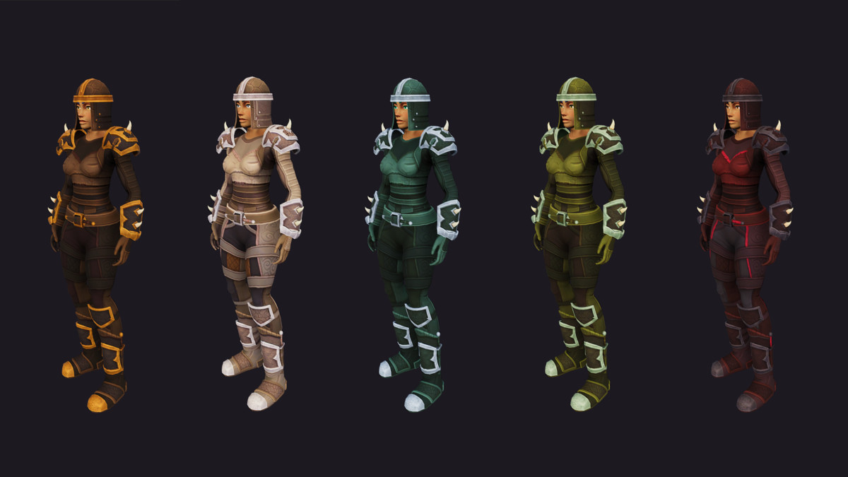 Character & Armor Bundle for Stylized Fantasy RPG