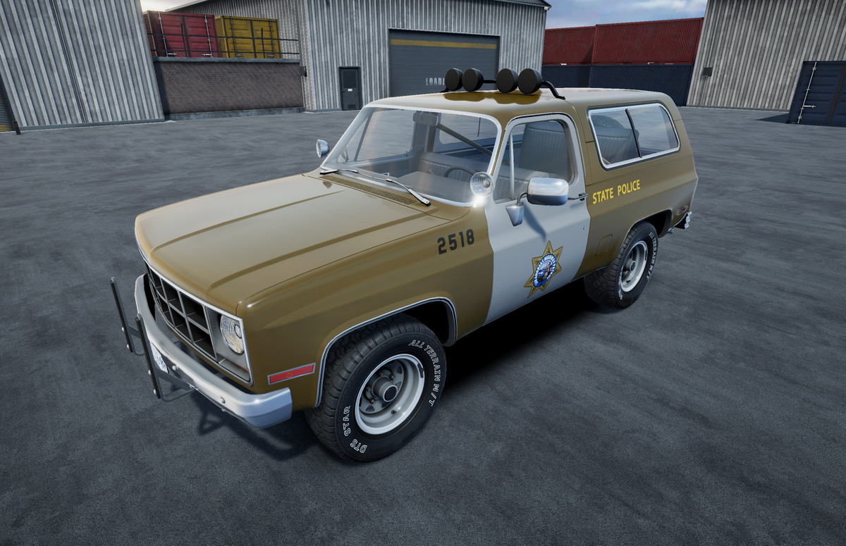 80s Offroad police car