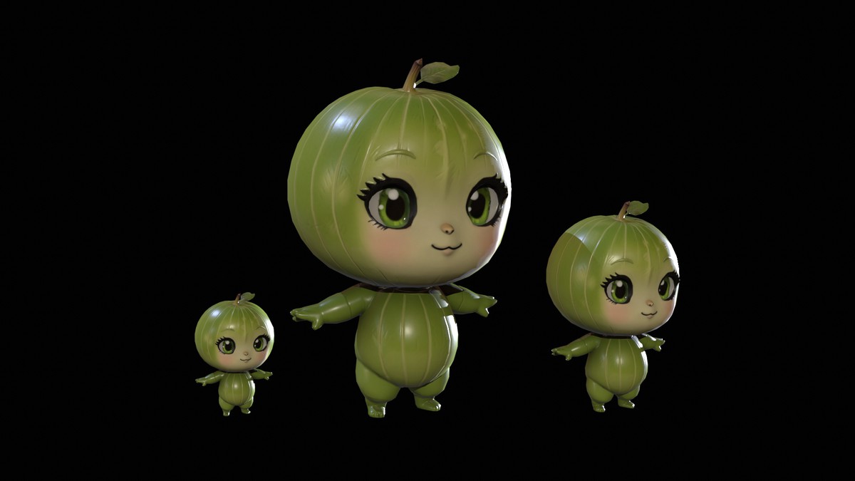 Chibi Fruit Gooseberry