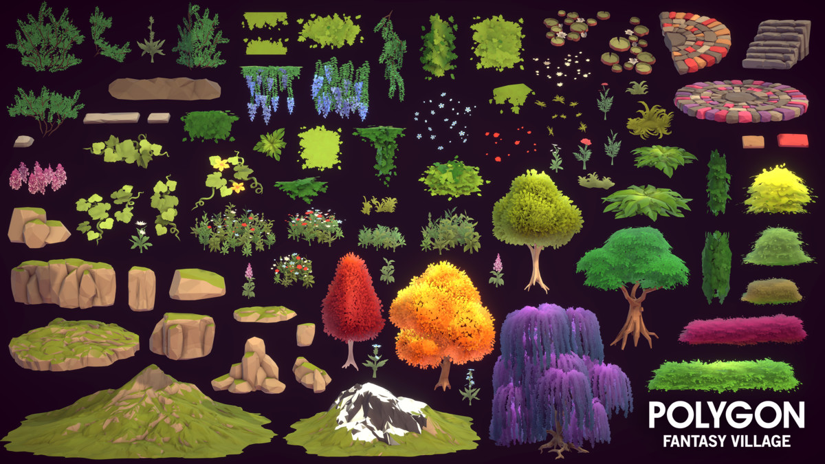 POLYGON - Fantasy Village - Art by Synty, image 31