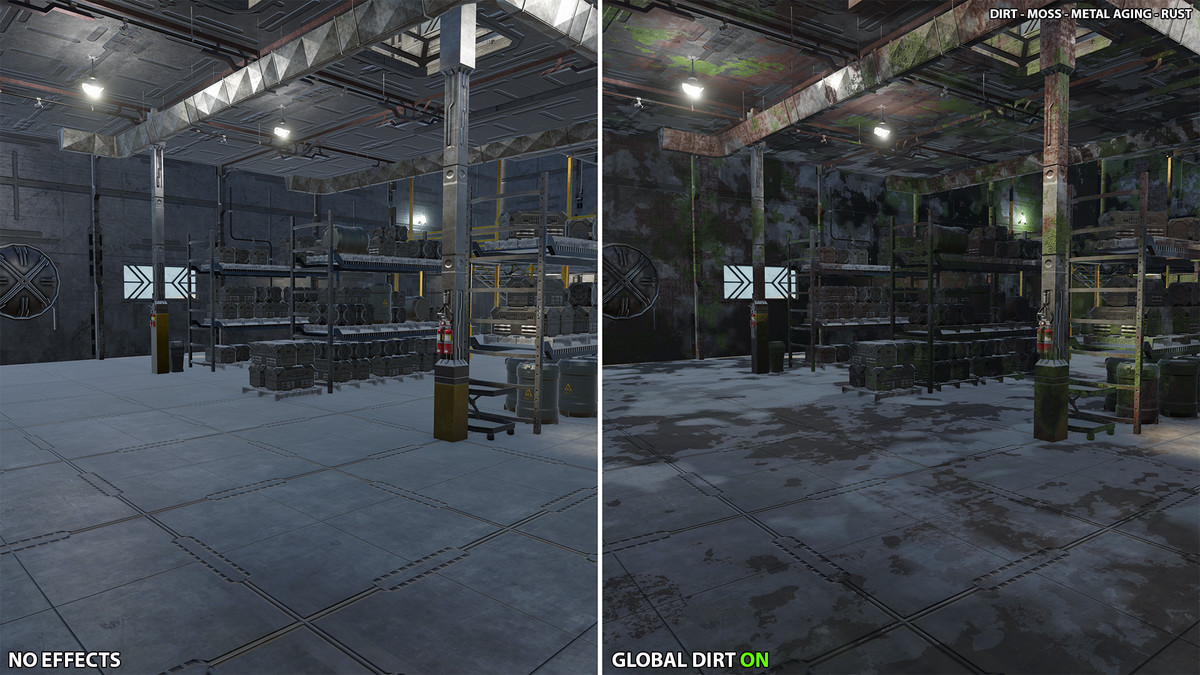 Global Dirt - Scene Weathering & Aging Effect