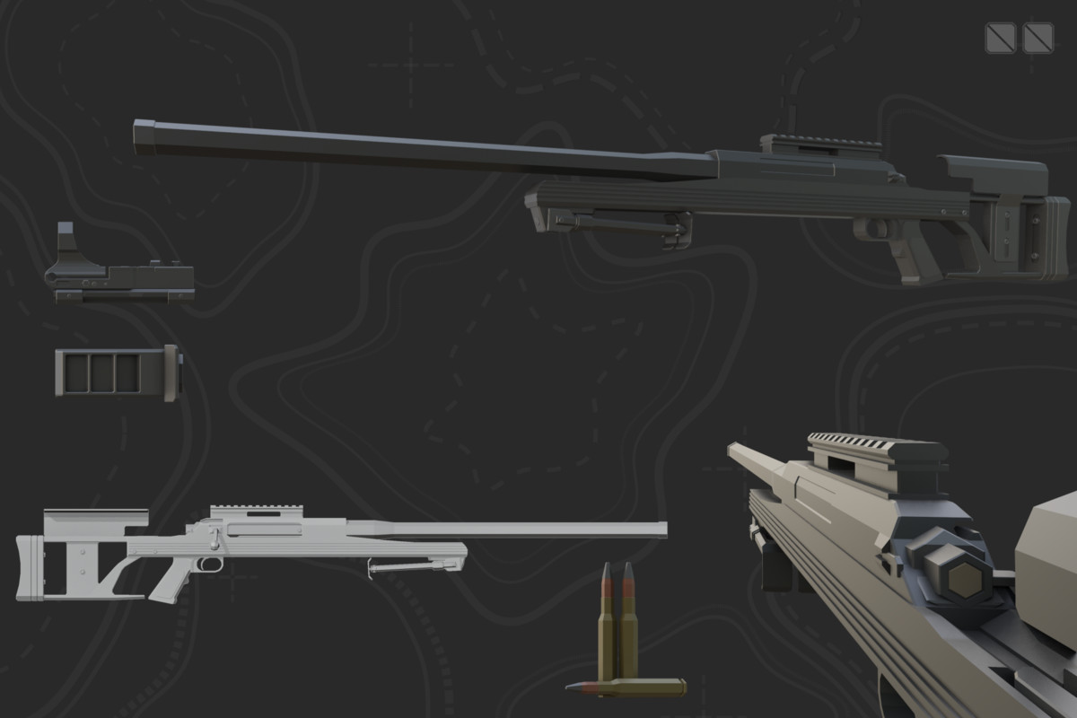 Low Poly Weapon Bundle Pack V