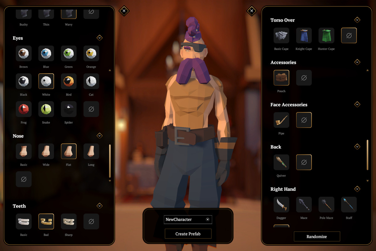 PolyActors - Modular Fantasy People