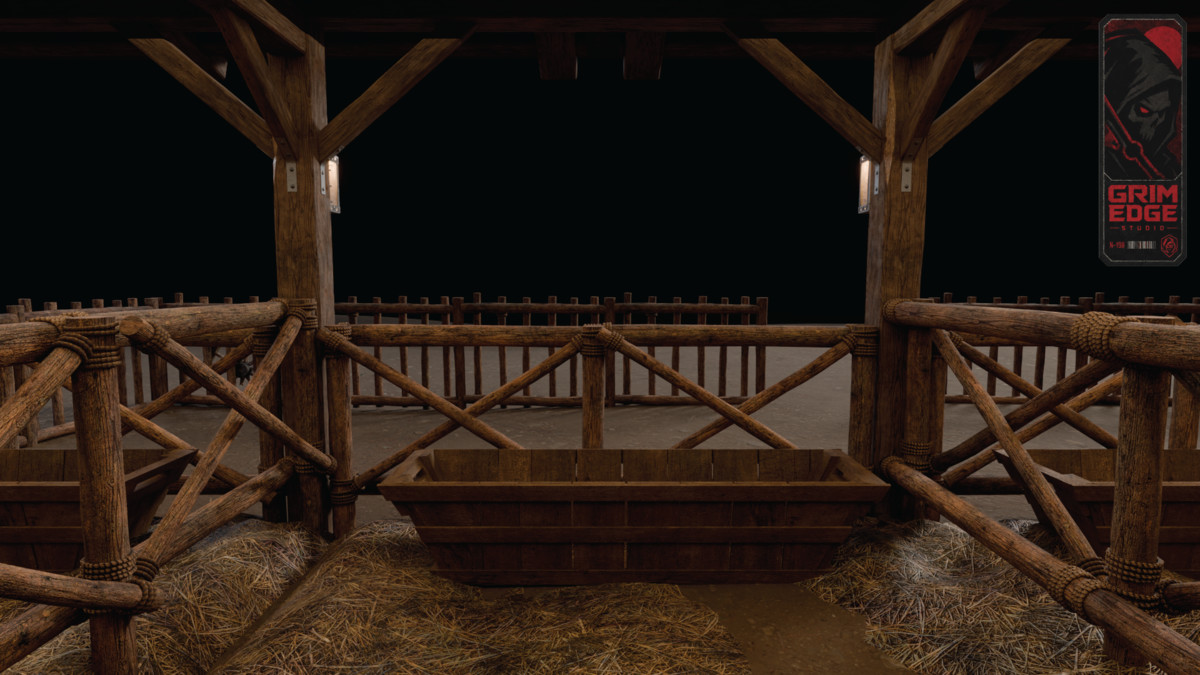 Medieval Village Stable