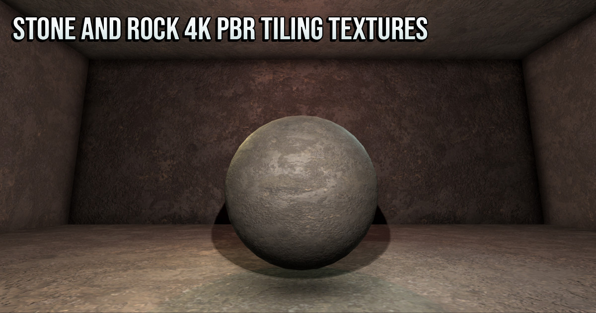 21 Stone and Rock 4K PBR Tiling Textures Collection