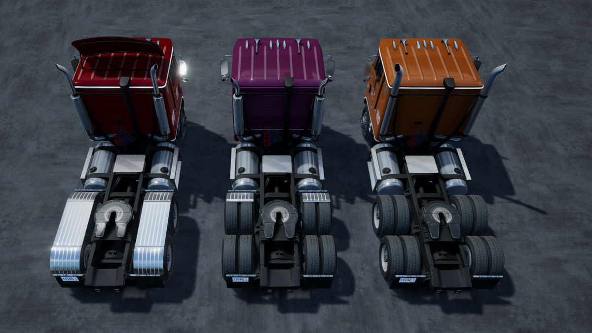 Cabover truck with fuel trailer