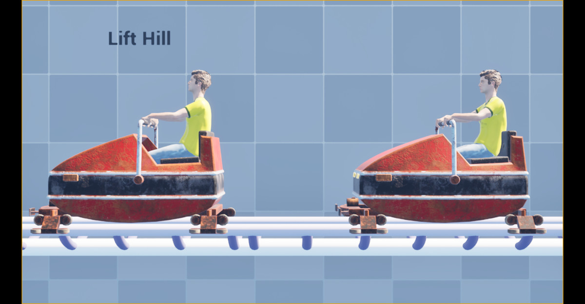 Roller Coaster NPC Animation