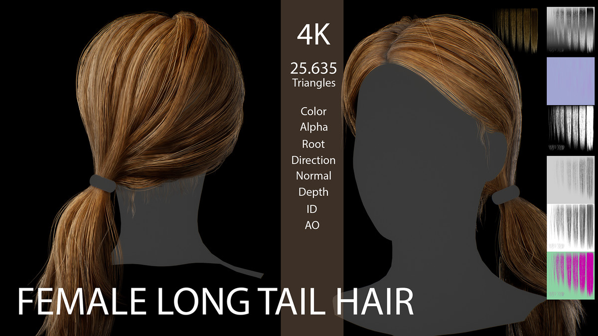 Essential Real-Time Hair Pack – Game-Ready Hairstyles for Unity