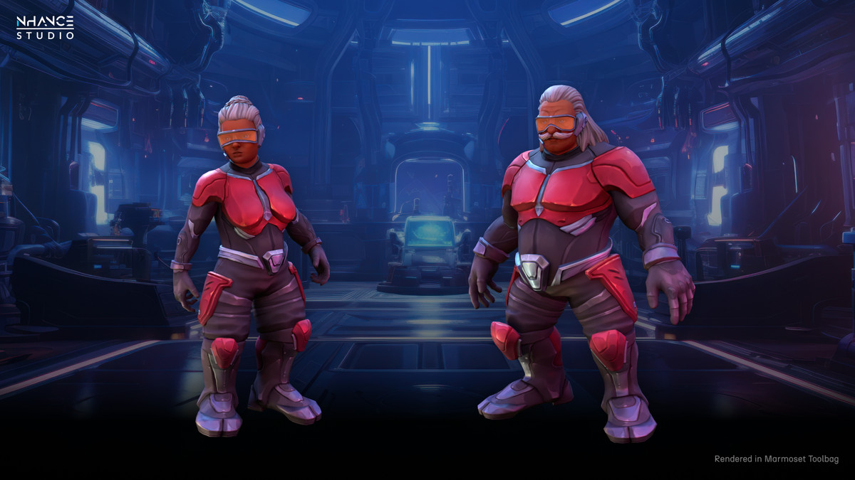 Stylized Sci-Fi Soldier Outfit