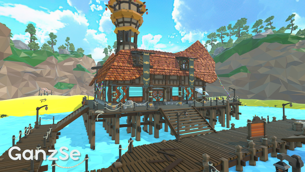 GanzSe Fishing Harbor - Stylized Low Poly Environment
