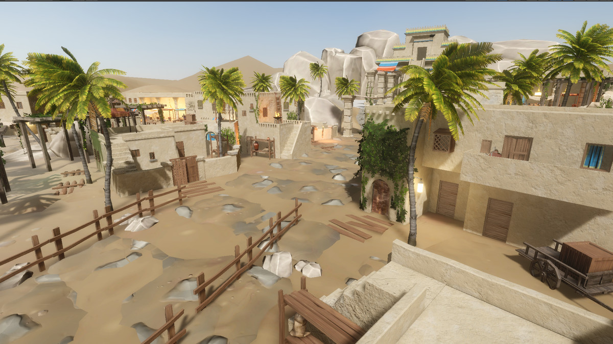 Desert Town - Stylized, Modular pack