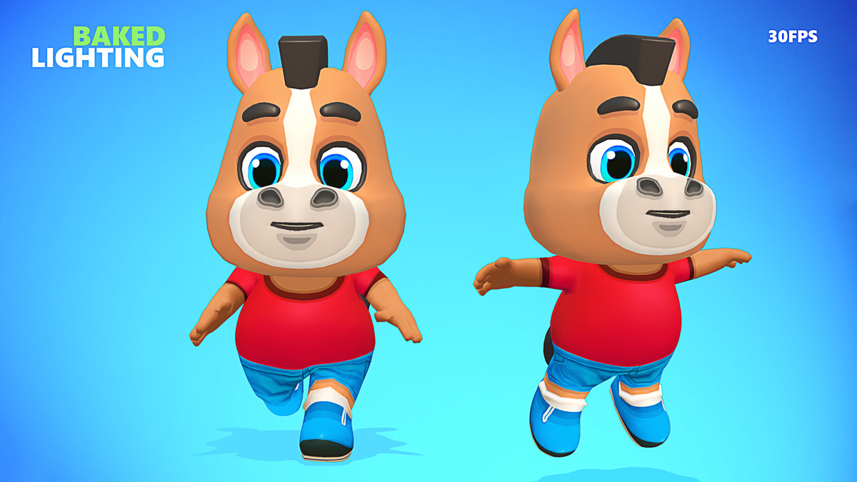 Horse Pony Mule Animated