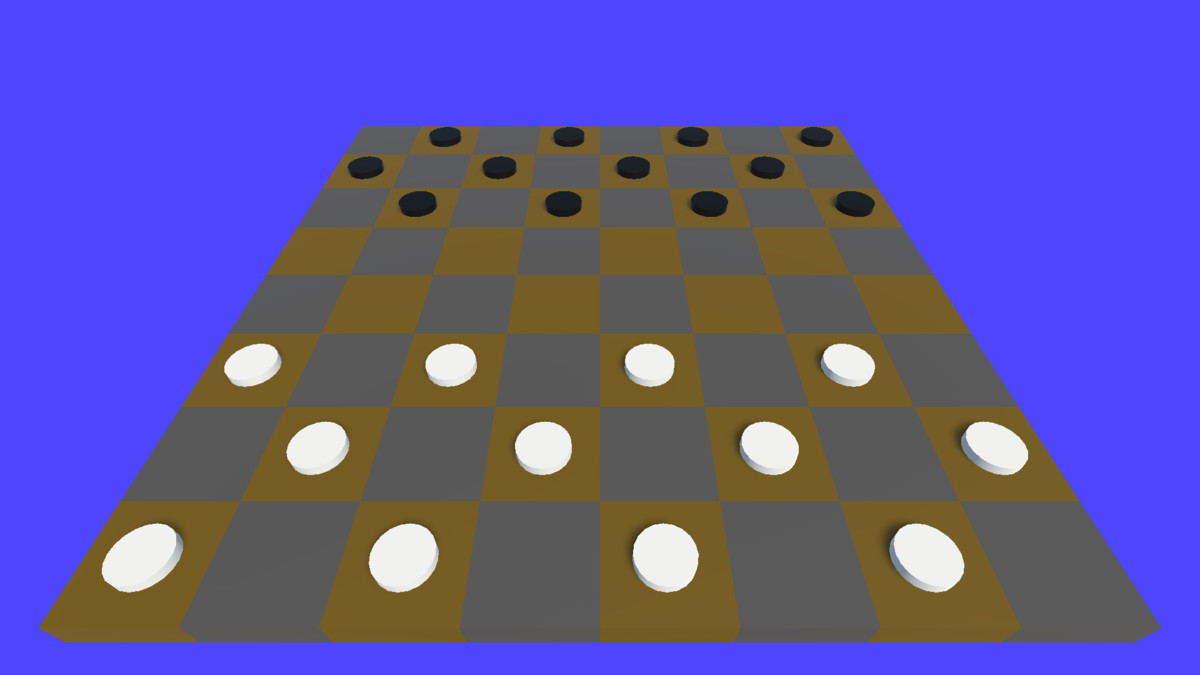 Checkers Logic [3D + 2D logic +Game]