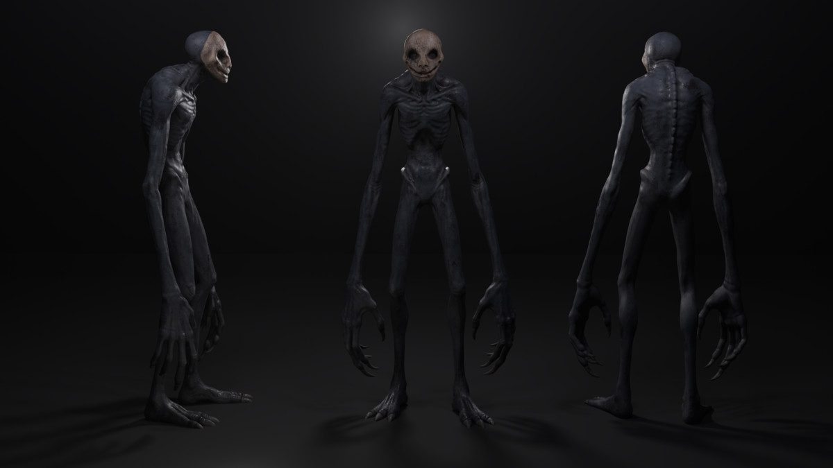 Hollowface - Game ready horror creature