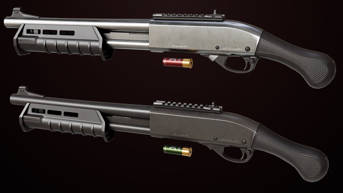 Shotgun Collection 01 URP HDRP Textures
