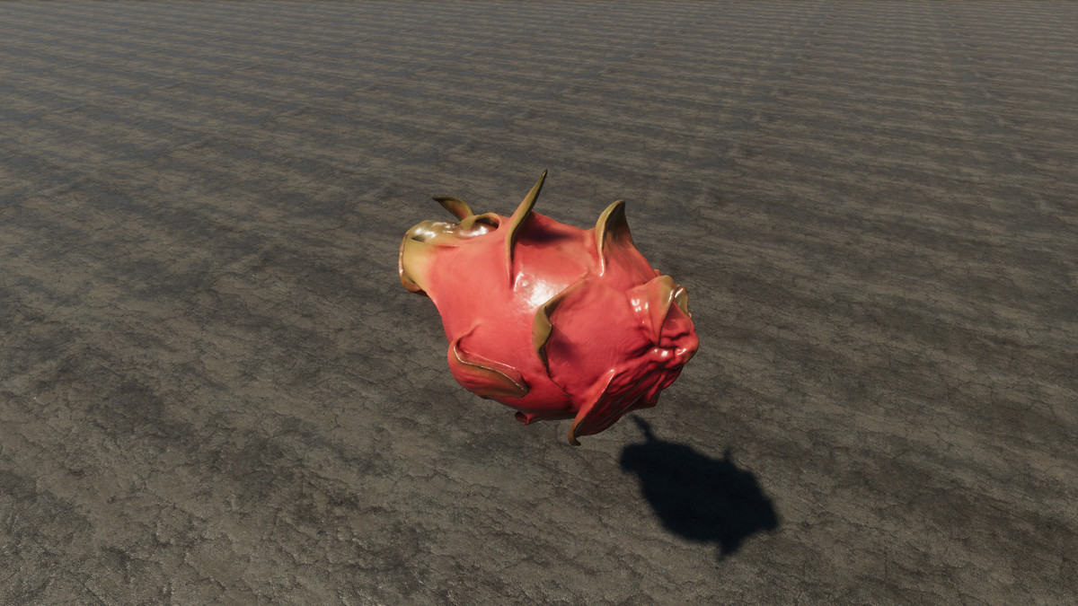Scanned Dragonfruit