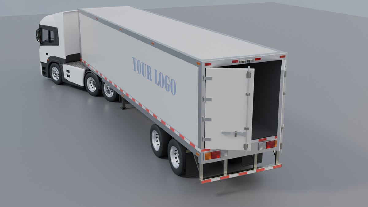 European Semi Truck Pack – Detailed Interior, Modular Trailer & Functional Doors