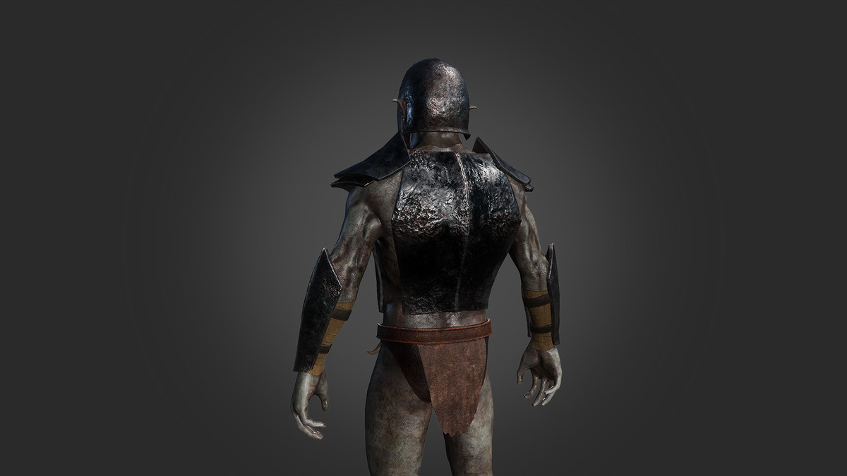 Orc warrior character
