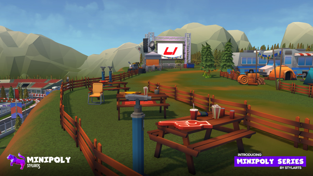 Minipoly Series - Race Track ( Stylized Lowpoly Environment ), image 17