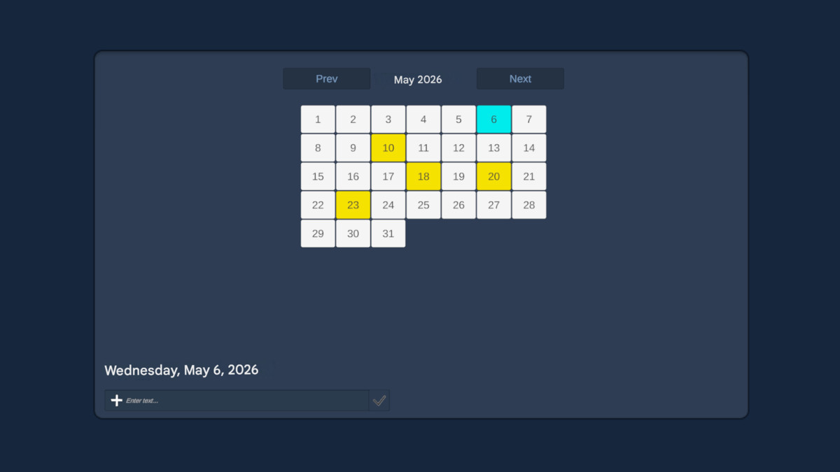 In-Game Clock / Calendar System