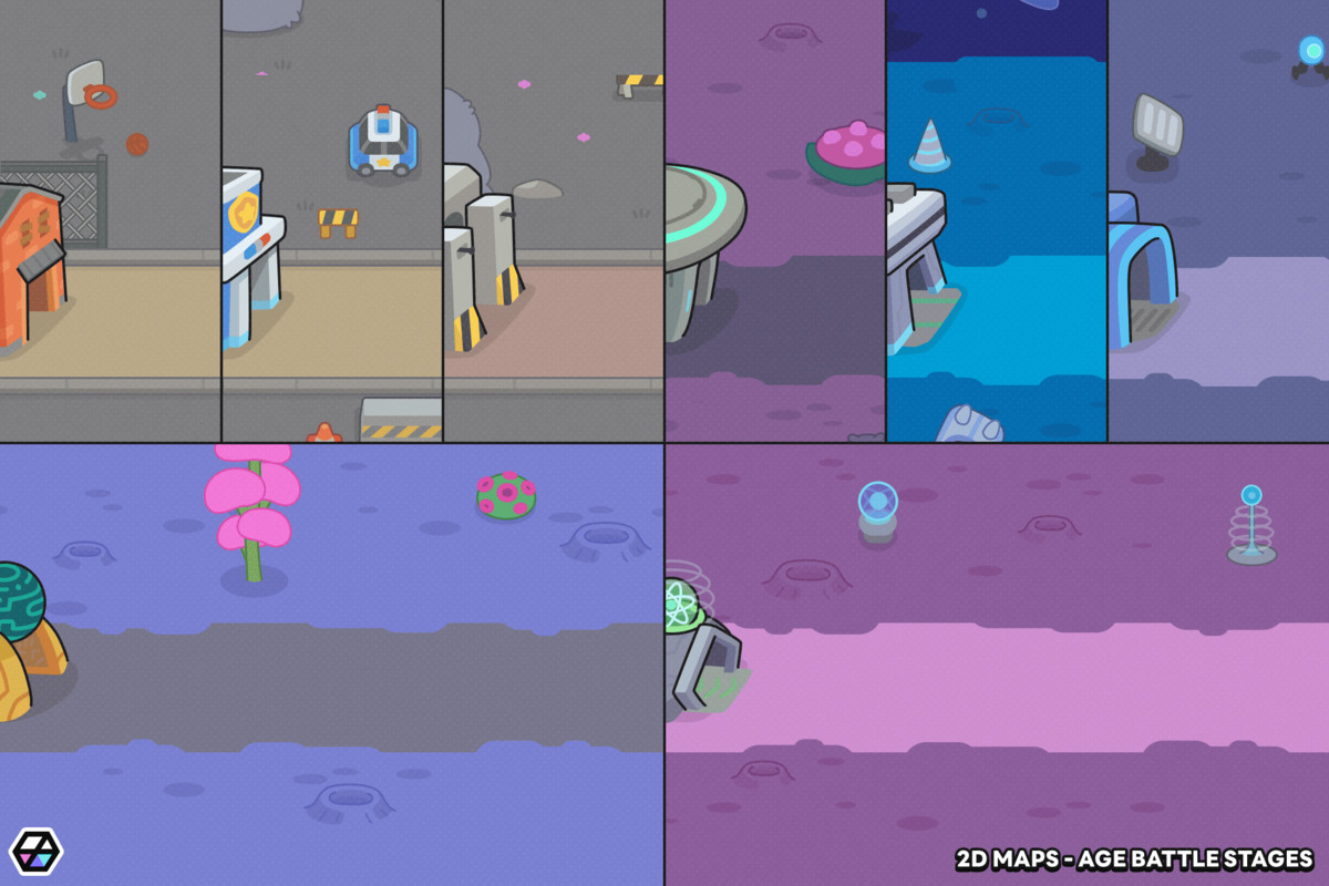 2D Maps - Age Battle Stages