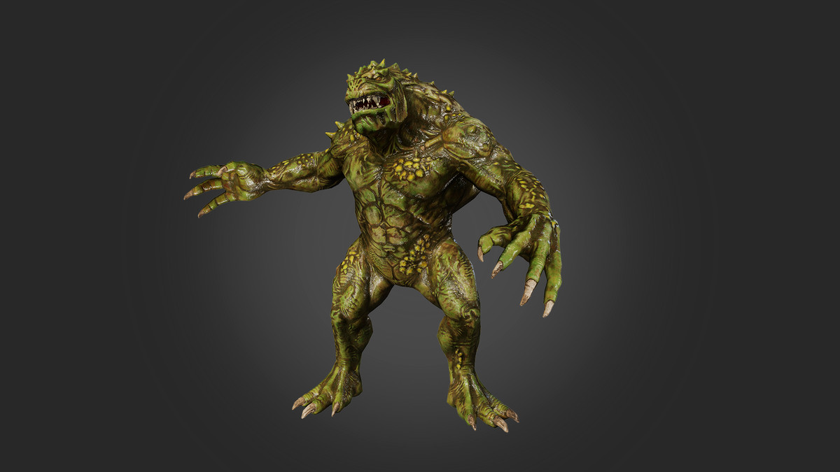 Swamp monster creature