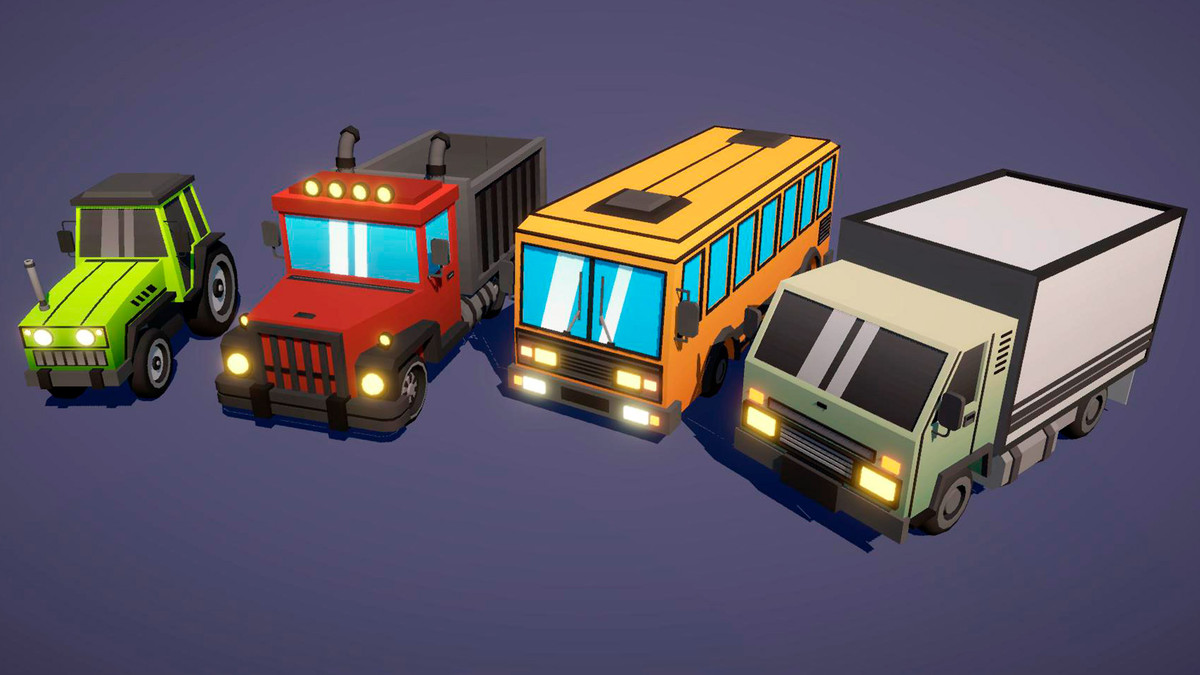 Low Poly Vehicle Collection 3