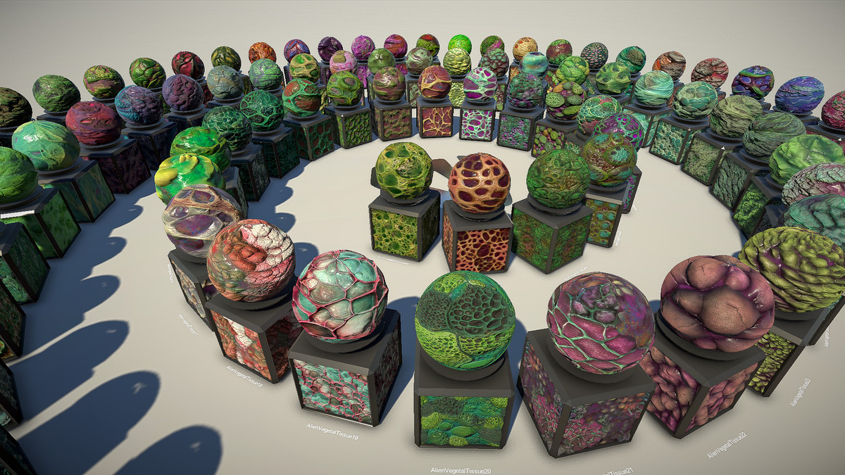 Alien Nature Materials - Vegetal Surface