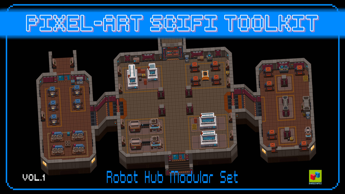2D Pixel Art Sci-Fi Bundle