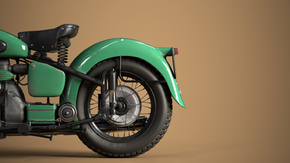 Retro Motorcycle
