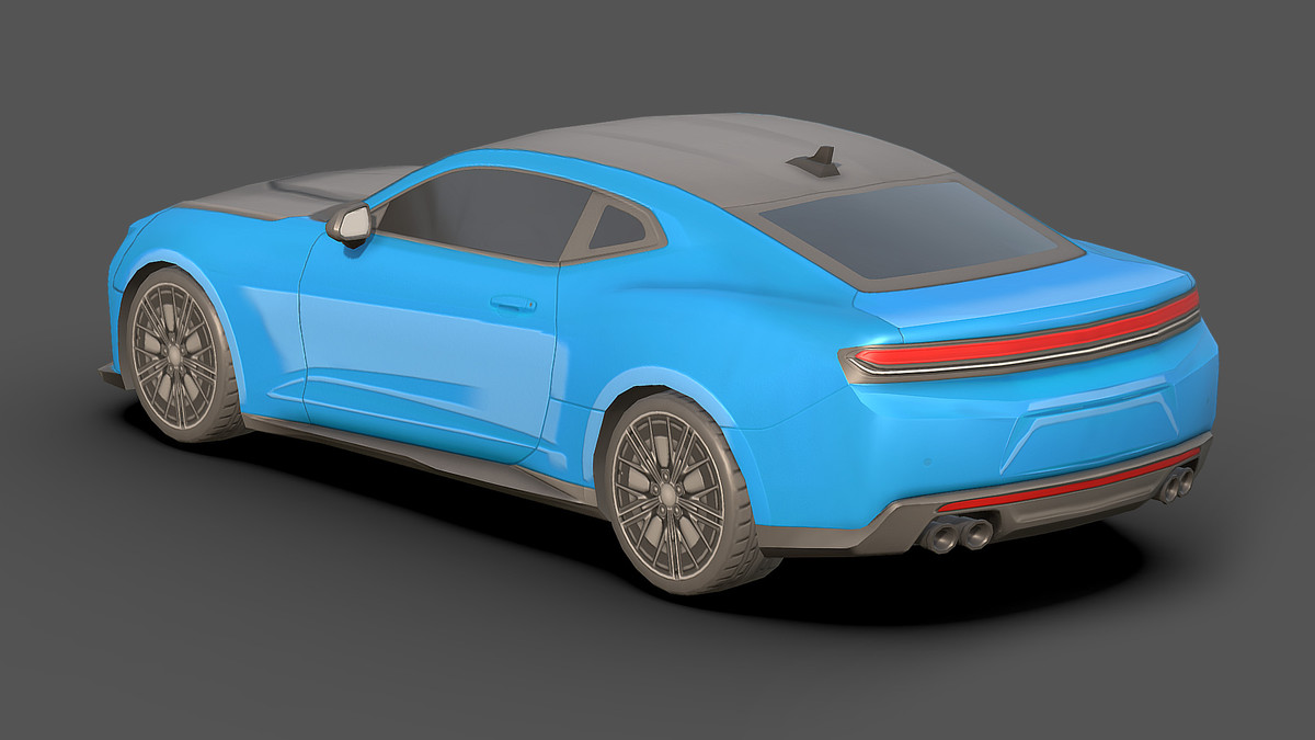 Sedan Low Poly Cars Pack