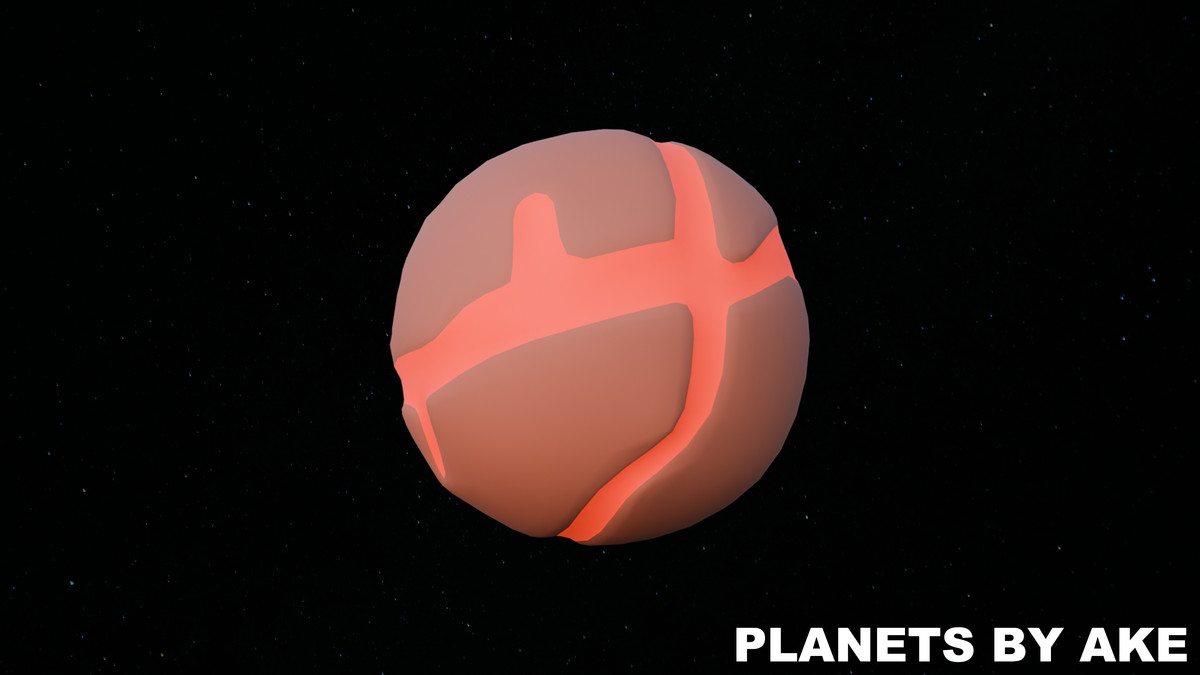 Planets - Stylized Low Poly Asset Pack by Ake