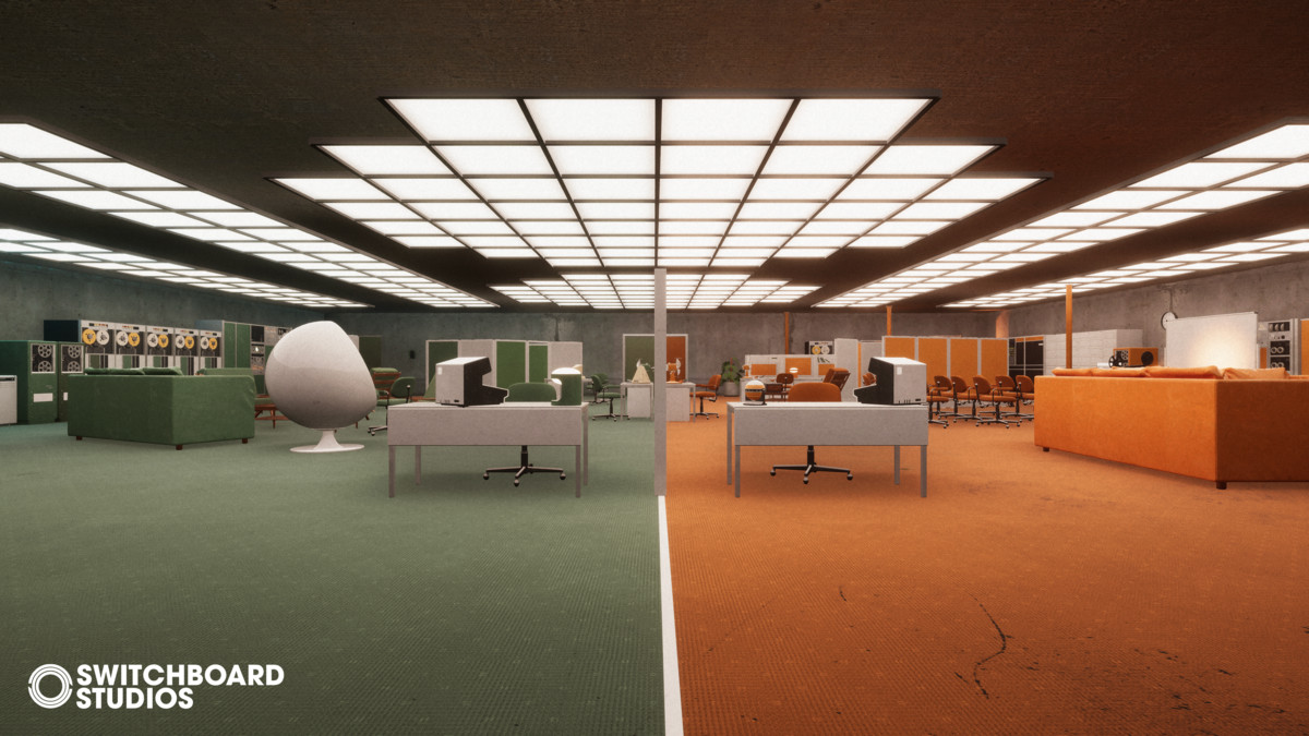 Mid-Century Brutalist Data Centre