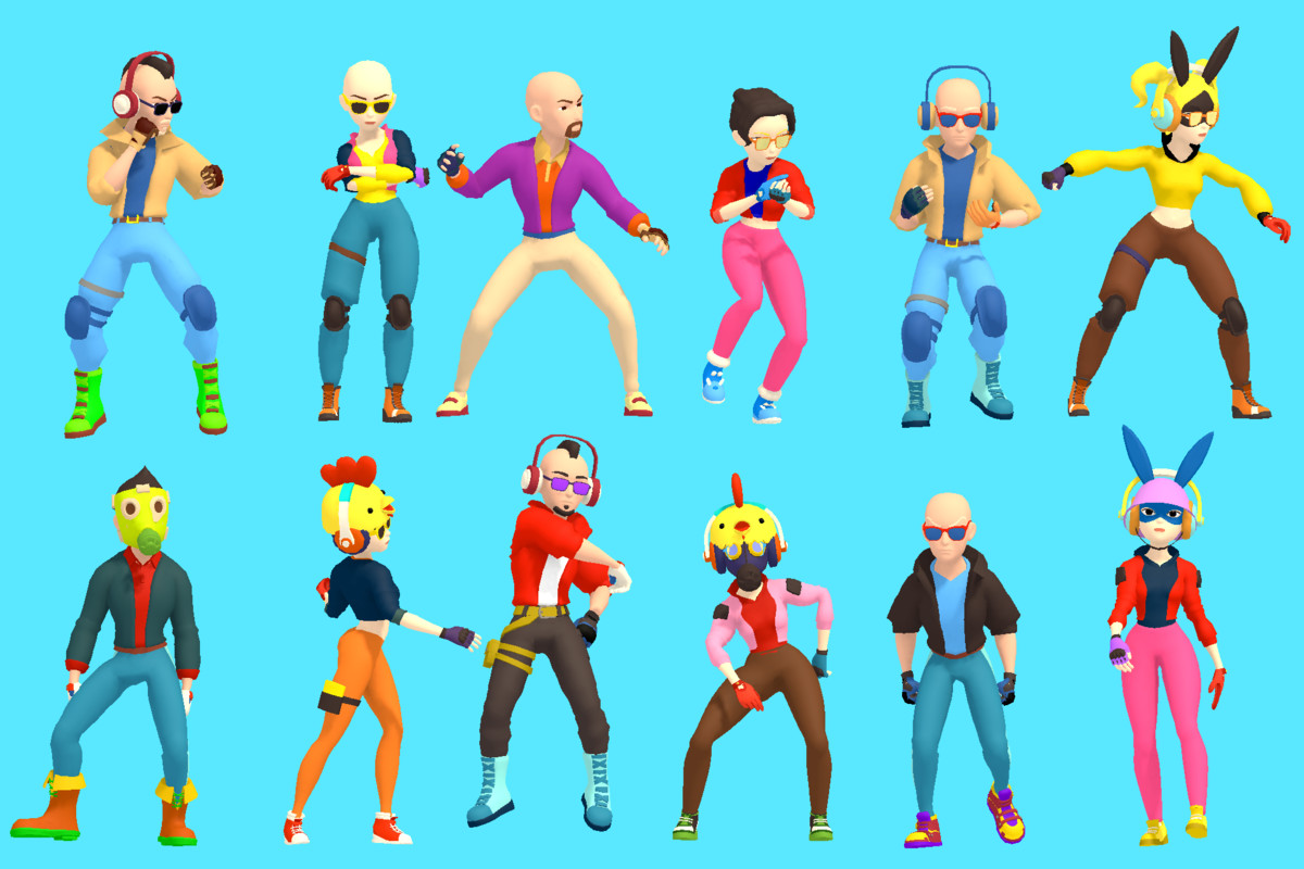Stylized Battle Royale Characters