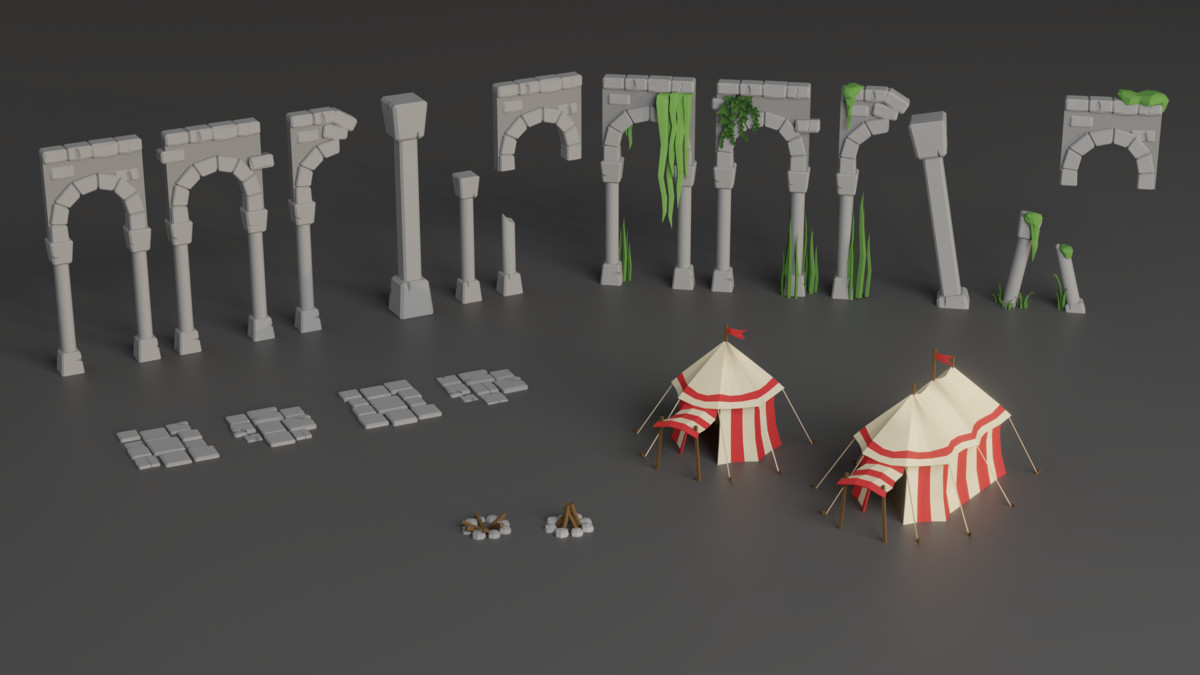Sunny Meadows - Environment Pack by Soldium