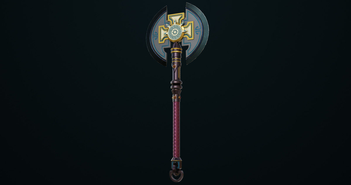 Battle Axe 09 URP HDRP Textures