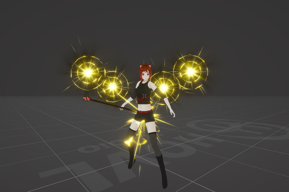 Character following orbs system