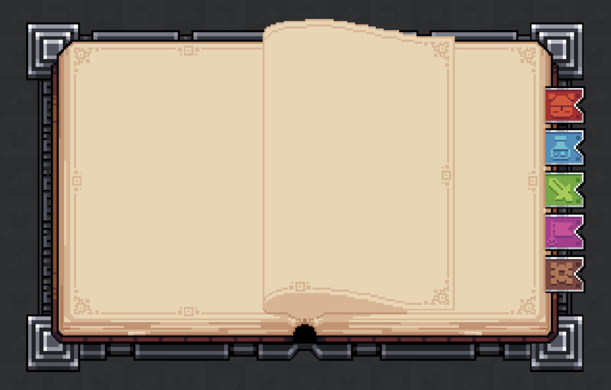 Pixel Vault UI Series | Fantasy Book UI V2