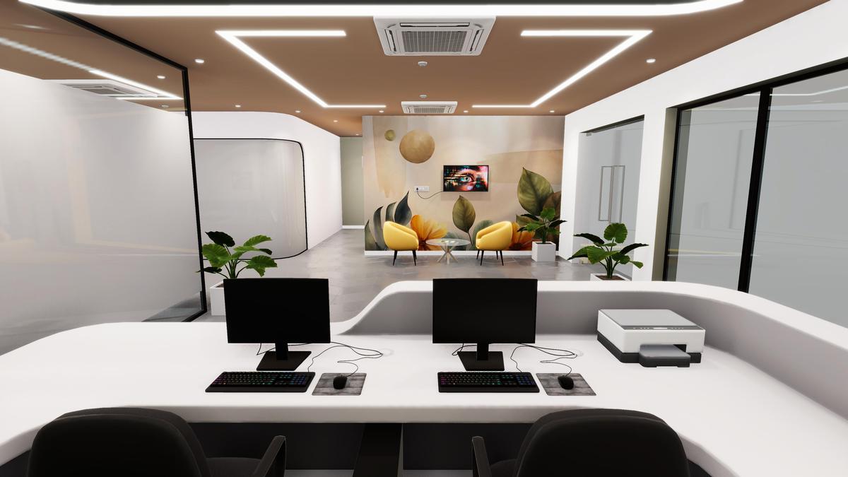 Modern Eye Clinic Interior Environment