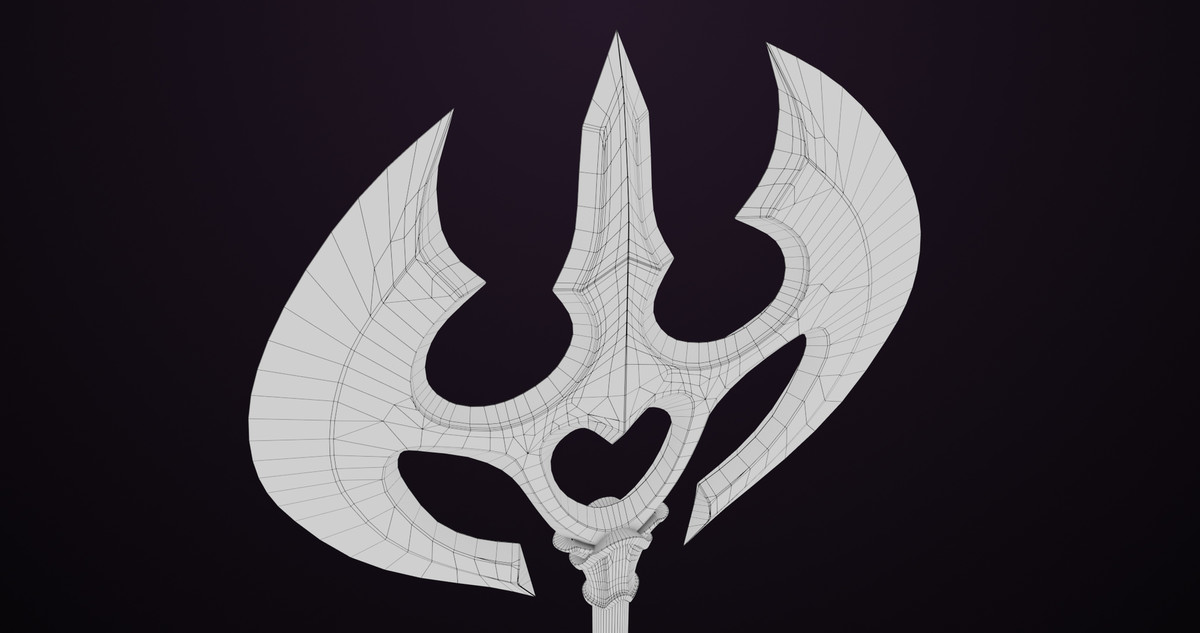 Battle Axe 06 Gold URP HDRP Textures