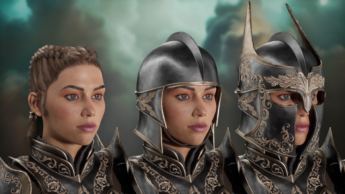 Medieval Fantasy Warrior Woman