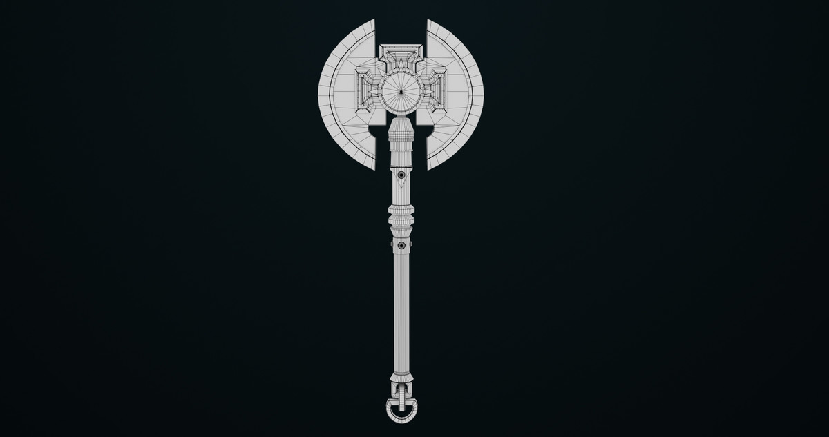 Battle Axe 09 URP HDRP Textures
