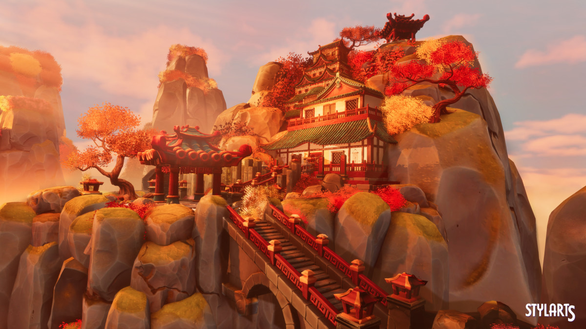 Stylized Chinese Lost Temple