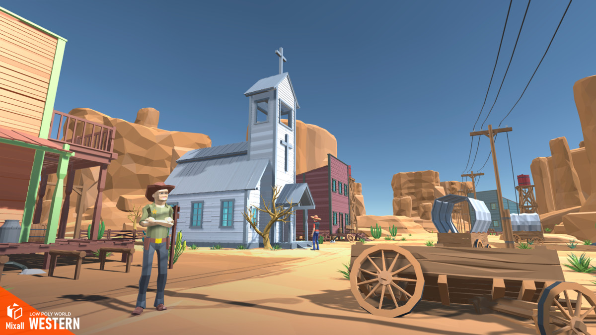 LOW POLY WORLD - WESTERN