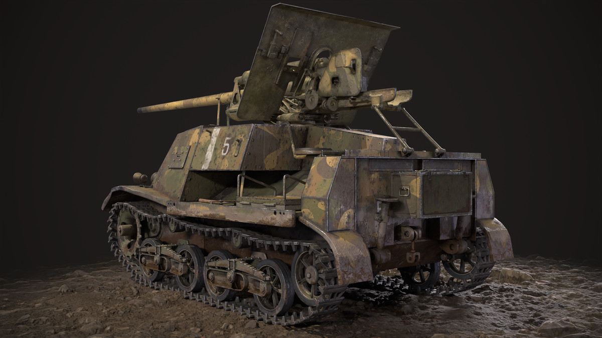 ZIS 30 Military Self Propelled Artillery Unit